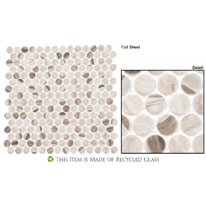Speckled Taupe - glass tile